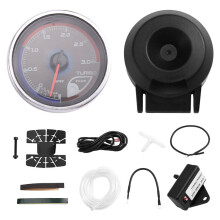 Car Turbo Boost Gauge 12V Turbo Boost Gauge 0-3BAR Universal Gauge Car Meter
