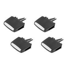 4 Peças Para- X5/X6 Clipe de Guia de Saída de Ventilação de Ar, Clipes de Grade de Ar Fresco da Fileira Traseira Para- X5 E70 2006-2012, X6 E71