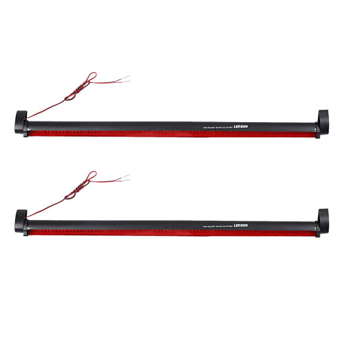 2 PC Universal Red 80 LED Car Third Brake Light Rear Tail Light High Mount Stop Lamp