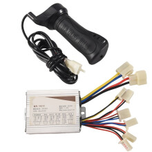 24V 500W Scatola di Controller Spazzolata per Motore Elettrico per Bici con Controller per Spazzole Manubrio un Lunga Linea per Manubrio per