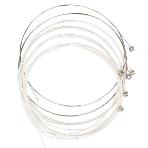 Guitar Strings A206 Folk Guitar Strings Set of Six Strings Folk Guitar Strings Set Silver White