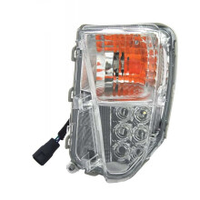 LED-Blinker Vorne , Nebelscheinwerfer mit Glühbirne 81521-47060 für Prius 2012-2015, Parklicht Tagsüber, Bernstein+Weiß