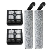 4PCS Replacement Parts for H12PRO/H12Pro /M13Beta Floor Scrubber Machine Rolling Brush Hepa Filter