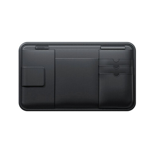 Car Visor Storage Device Multi-Function Light Shield Glasses Bag Card Driver'S License Clip Car Storage Case Accessories