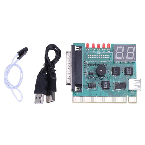 USB PCI PC Motherboard Diagnostic Analyzer POST Card with 2 Digit Error Code Display for Laptop PC Test and Analyze 1