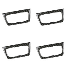 4X for - F30 F31 F32 F33 F34 3Series 328I 325I 2012-2020 Auto Headlight Frame Interior Cover Trim Carbon Fiber