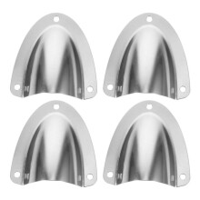 Hardware Fittings Stainless Steel Vent Plate 4PCS Vent Cover Marine Vent Cover