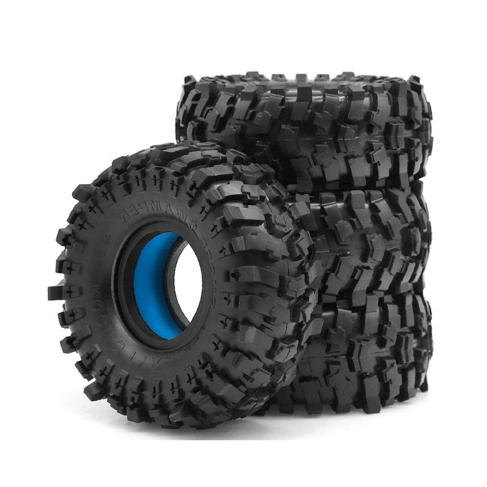4Pcs 118Mm Wheel Tires With Eva Dual Stage Foam Insert For 1/10 Rc Crawler Truck Wheel Tyre Axial Scx10 Wraith 6031112835857
