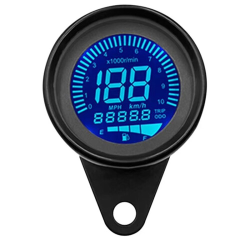 Motorcycle Meter Speedometer Digital Odometer Night Light 12V Digital Speedometer Tachometer Motorcycle Accessories,B