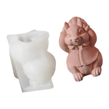 Weihnachts-Eichhörnchen-Kerzenherstellungsform,-1