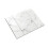 Extra grote diatomietmat Marmeren textuur Absorberend-Wit 1