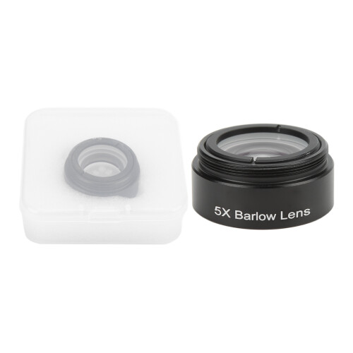 5X Barlow Lens for Stereo Microscope M28.6 Threaded 31.7mm 1
