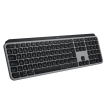 Clavier - Logitech - MX Keys S - Sans Fil - Rétroéclairé - Gris Spatial - QWERTY