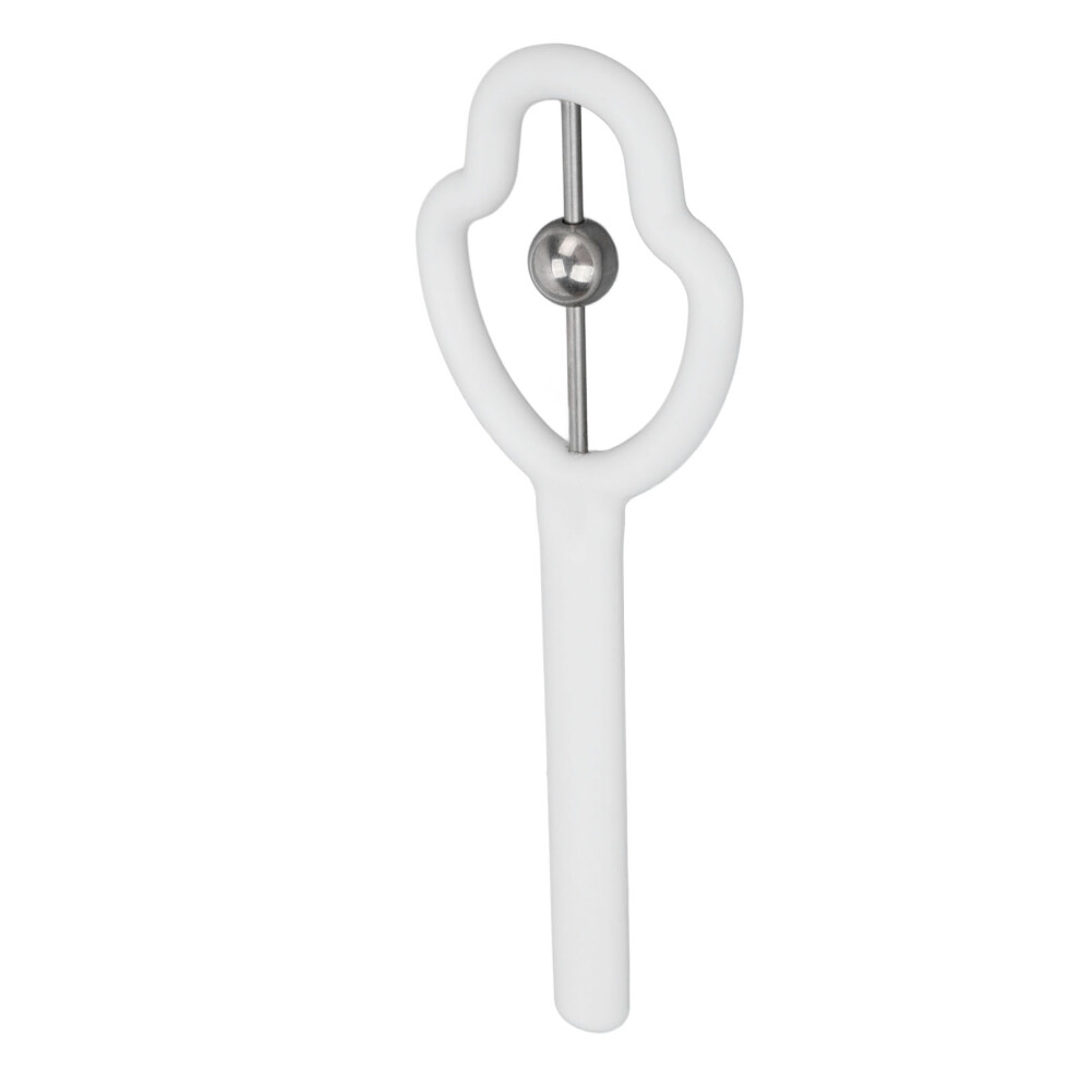 White Tongue Tip Exerciser Oral Muscle Trainer 15.3X5.1cm