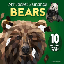 My Sticker Paintings Bears by Logan Powell Paperback Book