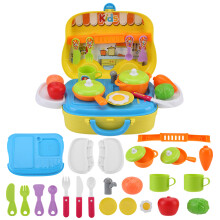 Juego de cocina de juguete duradero, juego realista para niños con materiales seguros y colores vivos, que mejora la coordinación mano-ojo a