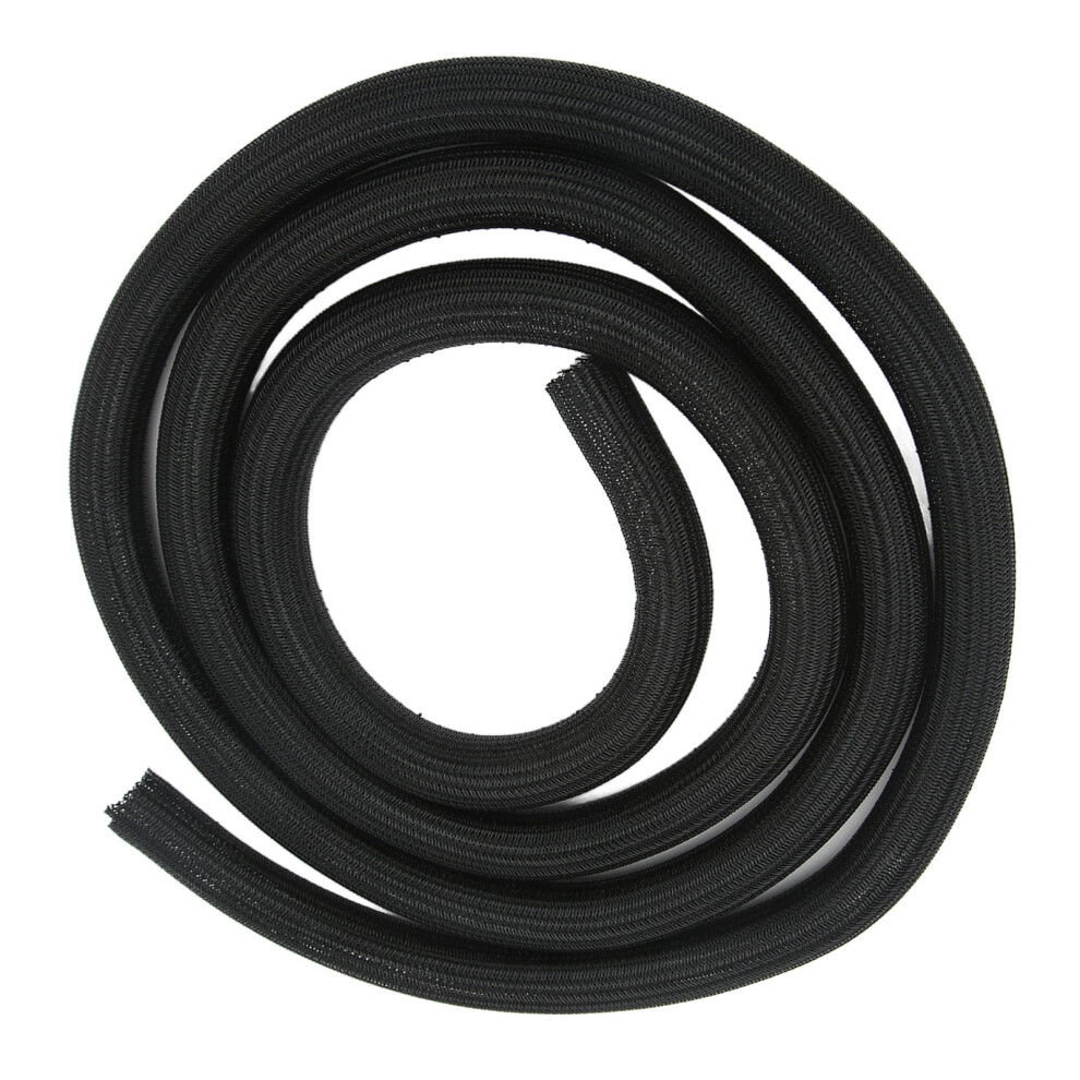 10Ft Black Split Wire Loom Tubing 25Mm High Temp Fire Resistant Sleeves 4681373582902