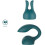 XOCOON - ATTACHMENTS PERSONAL MASSAGER GREEN 3