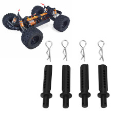 RC-Auto-Karosserie-Spannstifte für MX07 1/7 RC-Auto, Schwarz, 27g