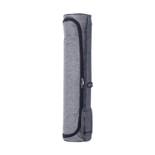 Yoga Mat Opslagtas, Linnenmateriaal 72x17cm, Instelbare Schulderriem Grijs