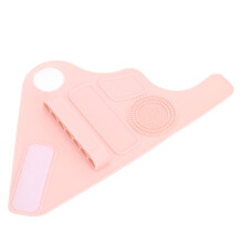 Rosa Silikon-Armband für Schminkwerkzeuge