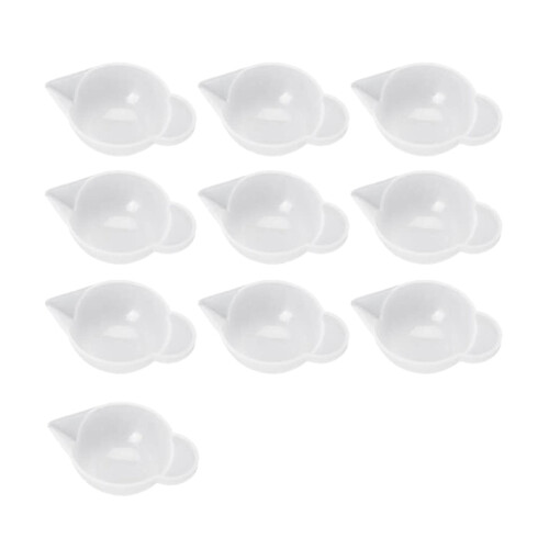 10 Pcs Silicone Mold Cup Dispenser,  Measuring Cup,Modulation Tools for DIY Epoxy Resin