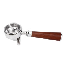 58mm Stainless Steel Coffee Portafilter with Rosewood Handle