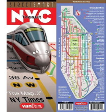 Streetsmart NYC Transit Map by Vandam by Stephan Van Dam Other Book