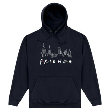 (3XL, Black) Friends Unisex Adult Skyline Hoodie