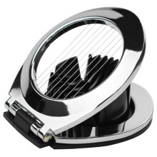 Trancheuse Ă Oeufs, Coupe-Oeufs Trancheuse Robuste pour Trancheuse de Garniture de Fruits Ă la Fraise, Fil D'Acier Inoxydable avec 2 Styles de