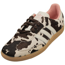 (43 1/3) adidas Samba OG Damen Fashion Sneaker Cow Print Wei?/Schwarz