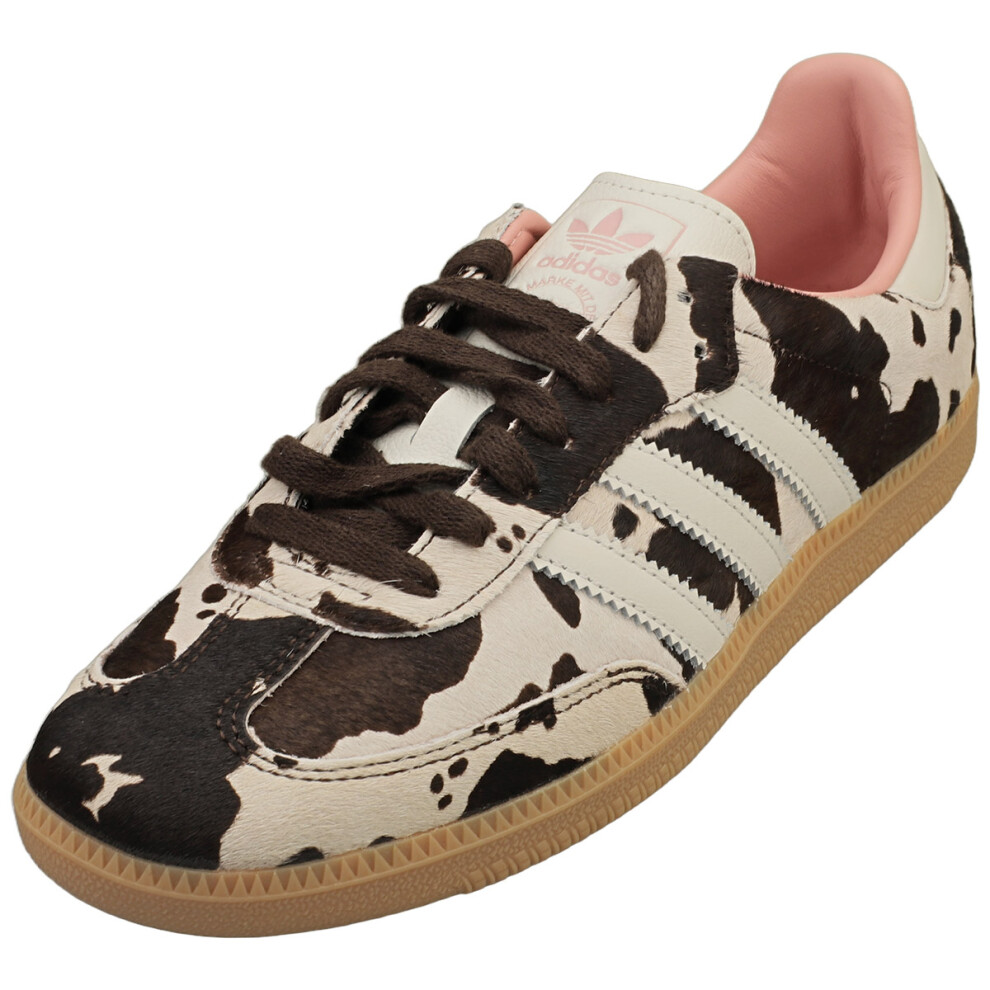 Adidas (9) Samba Og Womens Fashion Trainers In Cow Print