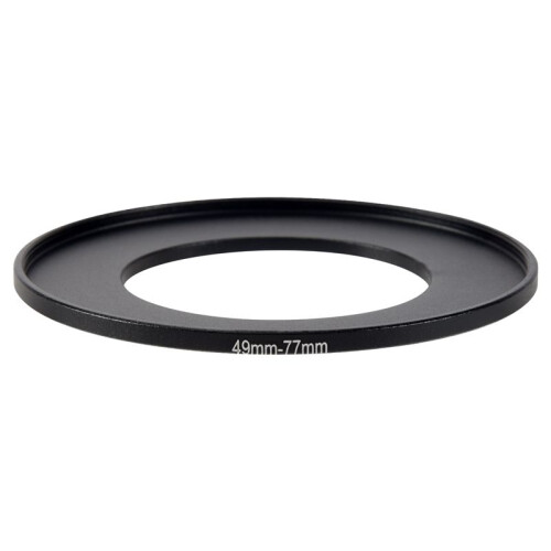 Camera Lens Filter Step  Ring 49mm-77mm Adapter Black