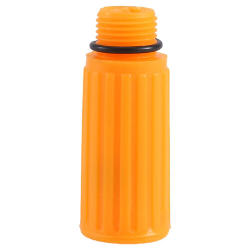 16 mm Buitendraad Dia Plastic Olieplug voor Luchtcompressor Oranje