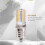 E17 Socket 5W 64 LED Lamp Bulb 3014 SMD Light Warm White AC 110V-220V 10