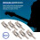 Set med 6 ErsäTtningssadlar i Chrome Tremolo Bridge för  Elgitarr 2