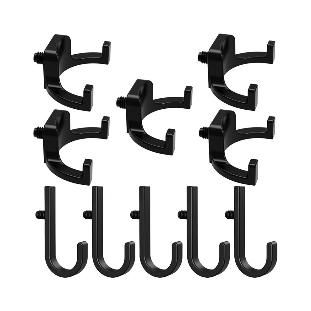 10Pcs Storage Shed Tool Hooks, Shed Accessories Kit With J-Shape And U-Shape Hangers For Organizing Tools,Workshop 6031418864384