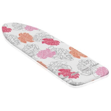 Copertura per tavola da stiro Leifheit Cotton Comfort L 71602, imbottitura in felpa di 3 mm, per tavola da stiro max. 140 x 45 cm