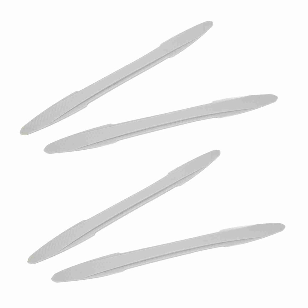 4Pcs 39Cm Bumper Guard Strip Collision Prevention For Vehicles Gray 7631373061720