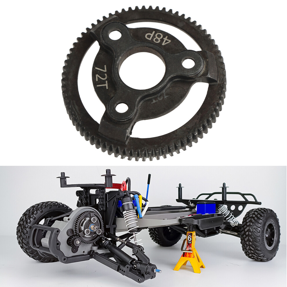 Steel 72T Spur Gear Set For 1/10 Rc Car With 19T 20T 21T Pinion 8031377008070