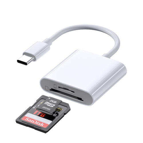 TYPE-C Dual SD/TF-Kartenleser für schnelle Datenübertragung