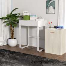 Small Desk with Drawers Kids Computer Desk for Bedroom Office Simple Study Table