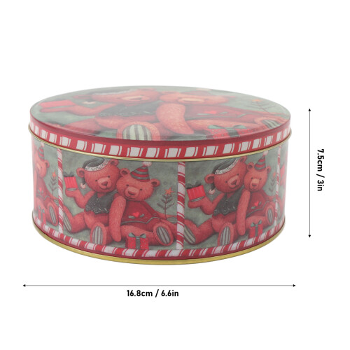 Keksdose mit Deckel, Eisen, 16,8  7,5 cm, L Two Bears 1