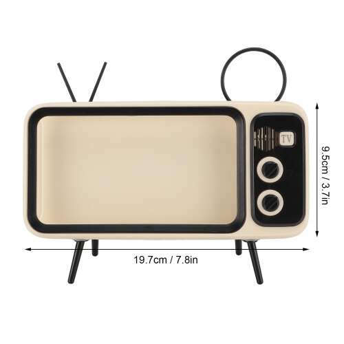 Support de téléphone de bureau rétro mini, ABS multifonctionnel 1