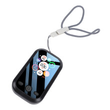 Medidor de calidad del aire negro 1000mAh 85x51x17mm