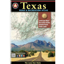 Texas Road and Recreation Atlas by Benchmark Maps Paperback Book