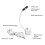 360 Rotating Green Sewing Machine Light with USB, Portable Silicone 6