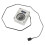 PC Water Cooling Flow Meter 12V Acrylic 0-99 Silver 14