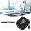 PC Water Cooling Meter 12V Acrylic G1/4 Thread 0-99C Black 9