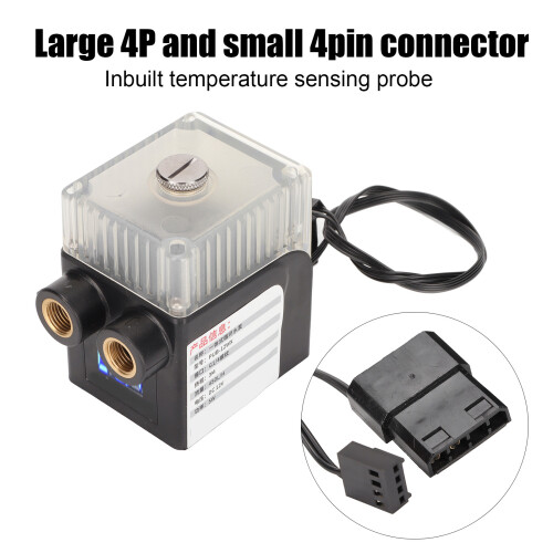 Ultra Quiet 12V CPU Water Pump 450L/H 3M Head G1/4 Thread Black 2